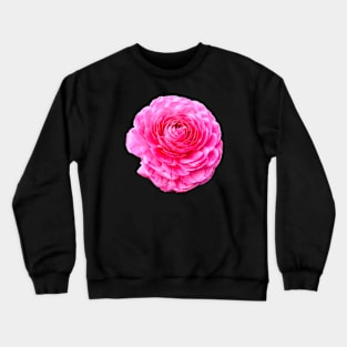 Rose Rose on black Crewneck Sweatshirt